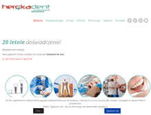 Tablet Screenshot of hercka.pl